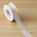 Champagne satin ribbon roll for gift wrapping, flower bouquet packaging, and DIY crafts. - Silk Ribbon 2.5CM*20 Yards/Roll / Champagne