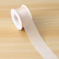 Beige silk ribbon roll variant, premium packaging and DIY craft ribbon for floral bouquets. - Silk Ribbon 4CM*20 Yards/Roll / Champagne