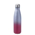 Stainless steel insulated cola water bottle with gradient glitter finish for outdoor sports. - 1
