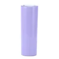 Purple 20oz 30oz stainless steel skinny tumbler, vacuum insulated travel coffee mug cup. - 12oz / Light Purple