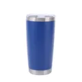 20oz stainless steel vacuum insulated tumbler double wall travel coffee mug blue - Blue