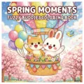 Vibrant 24-sheet cute animal coloring book for kids featuring cat and rabbit illustrations - Cartoon Pet Elf (MJ18-5) / Pack of 24