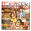 Libro da colorare Chill Moments con copertina cartoon di un fioraio per bambini - Stile Chill Moments (XY08-12) / Confezione da 24