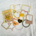 Pegatinas de marco de fotos DIY de colores con formas de corazón y estrella - 16 Piezas/Paquete / Viaje al Atardecer