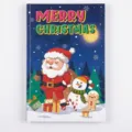 Christmas-themed coloring book for kids with cute Santa Claus and Snowman illustrations - 12x18cm / Christmas