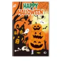 Halloween themed children's coloring book cover with festive pumpkin illustrations - 12x18cm / Halloween