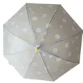 Parapluie droit imprimé dessin animé gris motif poussin mignon équipement de pluie - Poussin Jaune