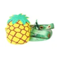 Sac bandoulière ananas en silicone pour enfants, joli porte-monnaie fruits mini sac - Ananas