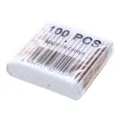 100pcs double-headed cotton swabs wooden sticks for makeup cleaning disposable beauty buds - 100 Pieces/Pack