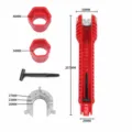 8-in-1 multifunction sink wrench and faucet installation tool with sockets and extractor for bathroom. - 8-in-1 Wrenches