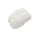 White fluffy wristband for face washing, soft absorbent sweat wrist sweatband for sports. - White