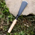Pelle de jardinage outil de désherbage avec manche en bois et tête en acier pro. - Pelle plate en acier au manganèse avec manche en bois