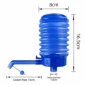 Portable manual water pump for bottled water, easy press dispenser for 7.5L to 18.9L bottles. - Minimalist Airbag Style