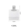 Transparante reistas met schenktuit voor lotions cosmetica en dranken met 30ml inhoud. - Verpakking van 1 [100 ml]