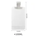 Transparante 100ml navulbare reistas, draagbare cosmetische vloeistofopbergzak met tuit. - Verpakking van 1 [30 ml]