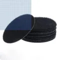 Pois velcro auto-adhésifs ronds noirs patins antidérapants pour tapis de canapé variante. - Rond / Lot de 5 Paires / Noir