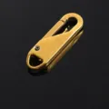 Detachable zipper puller gold alloy metal replacement for bags jackets boots clothing items - New PP Material / Gold