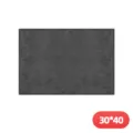 Panno di pulizia in morbido pile corallo grigio scuro, asciugamano per auto 30x40 cm - 30*40cm