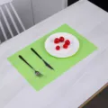 Reforzada para cajón verde con puntos impermeable alfombrilla de cocina antideslizante - Paquete de 4 Piezas / Verde