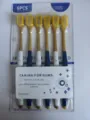 6 Pack Wide Head Soft Toothbrushes Blue White Anti-Sensitive Gum Care Daily Oral Hygiene - 6Pcs/Set / Yellow Bristles