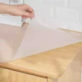 Alfombrilla transparente antideslizante impermeable para cajones y armarios de cocina - Paquete de 4 Piezas / Blanco