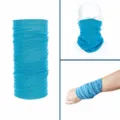 Blu respirante asciugamano raffreddamento sport fascia magica tubo sciarpa corsa fitness - Celeste