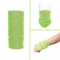 Asciugamano rinfrescante sportivo in rete verde neon copricapo multifunzionale traspirante fitness - Verde erba