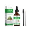 OUHOE Huile de Romarin 3 en 1 pour Soin des Cheveux Corps et Ongles avec Applicateurs 60ml - 60ml + 2 Pinceaux