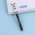 Cute panda design erasable gel pen 0.7mm smooth writing cartoon student stationery supply. - Panda
