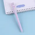 Cute cartoon unicorn erasable gel pen 0.7mm purple student neutral pen writing stationery cute - Unicorn / Blue