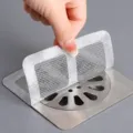 Disposable floor drain sticker mesh bathroom hair filter anti-clogging drain catcher - Individual Bulk Pack / 10cm*10cm