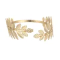 Bracelet de bras de mariée en feuilles dorées avec design style laurier grecque - Brassard feuille