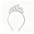 Eleganter silberner Strass Stirnband Tiara zum 60. Geburtstag für Frauen Party Deko - 60. Geburtstag Stil / Silber