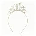 Eleganter goldener Haarreif zum 30. Geburtstag mit funkelnden Strasssteinen für Damen - 30. Geburtstag Stil / Gold