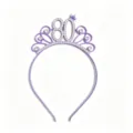 Funkelndes lila Diadem zum 80. Geburtstag mit Strasssteinen für Damen und Mädchen - 80. Geburtstag Stil / Lila