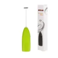 Handheld Green Electric Milk Frother and Coffee Stirrer, Portable Battery Operated Whisk Mixer - Green