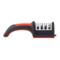 Manual quick knife sharpener with ergonomic handle, multi-stage sharpening tool for home kitchen. - 4-Section OPP Bag Packing