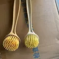 Langer Küchenreinigungsbürste mit harten Borsten für Töpfe und Geschirrreinigung. - S / Länge 21.5CM