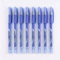 Uitwisbare gelpennen set 0.5mm naaldtip blauwe inkt soepel schrijven schoolbenodigdheden 8st - 1 Stuk/Verpakking / Kristalblauw