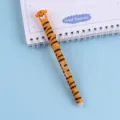Cute tiger gel pen erasable 0.7mm cartoon animal writing stationery school supplies - Tiger / Charcoal Black