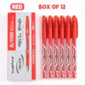 Löschbare Gelschreiber 0.5mm rote Tinte 12er Set glattes Schreiben Schule Büro Schreibwaren - 12er-Box / Rot