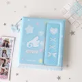Blue Korean style PVC photo album with cute angel wing and star patterns for card storage - Lovely Angel Style / Blue
