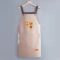 Grembiule da cucina impermeabile e anti-olio con tasche e asciugamani per cucinare. - Stile Asciugamani / Rosa