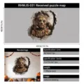 Halloween 3D wall sticker featuring scary scarecrow and crows with wall crack effect - 40x40cm Pack (RHWSJ-031)