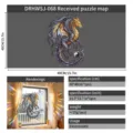 Colorful golden dragon static cling window sticker for festive home decor 40x40cm - Golden Dragon Pattern (DRHWSJ-068) / 40x40cm / Iridescent