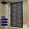 Geometric abstract static cling privacy window film for home office bathroom windows - Translucent Static Style (BLT-330) / 30*60cm