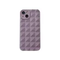 Purple geometric pyramid studded phone case detail, glossy finish texture for iPhone max. - Purple / iphone11