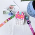 Silikon Einhorn Push Pop Fidget Spielzeug Umhängetasche, süße Zeichentrick Umhänge Geldbörse. - Einhorn mit Lanyard / Weiß