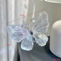 Transparenter Acryl Schmetterling Hängeornament schillernde Weihnachtsbaum Dekoration - Schmetterling
