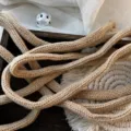 Beige gewebte runde Kordel 1.3cm fuer DIY Geschenke Schleifen Verpackung Handwerk. - 1.3cm x 3m / Beige Kamel